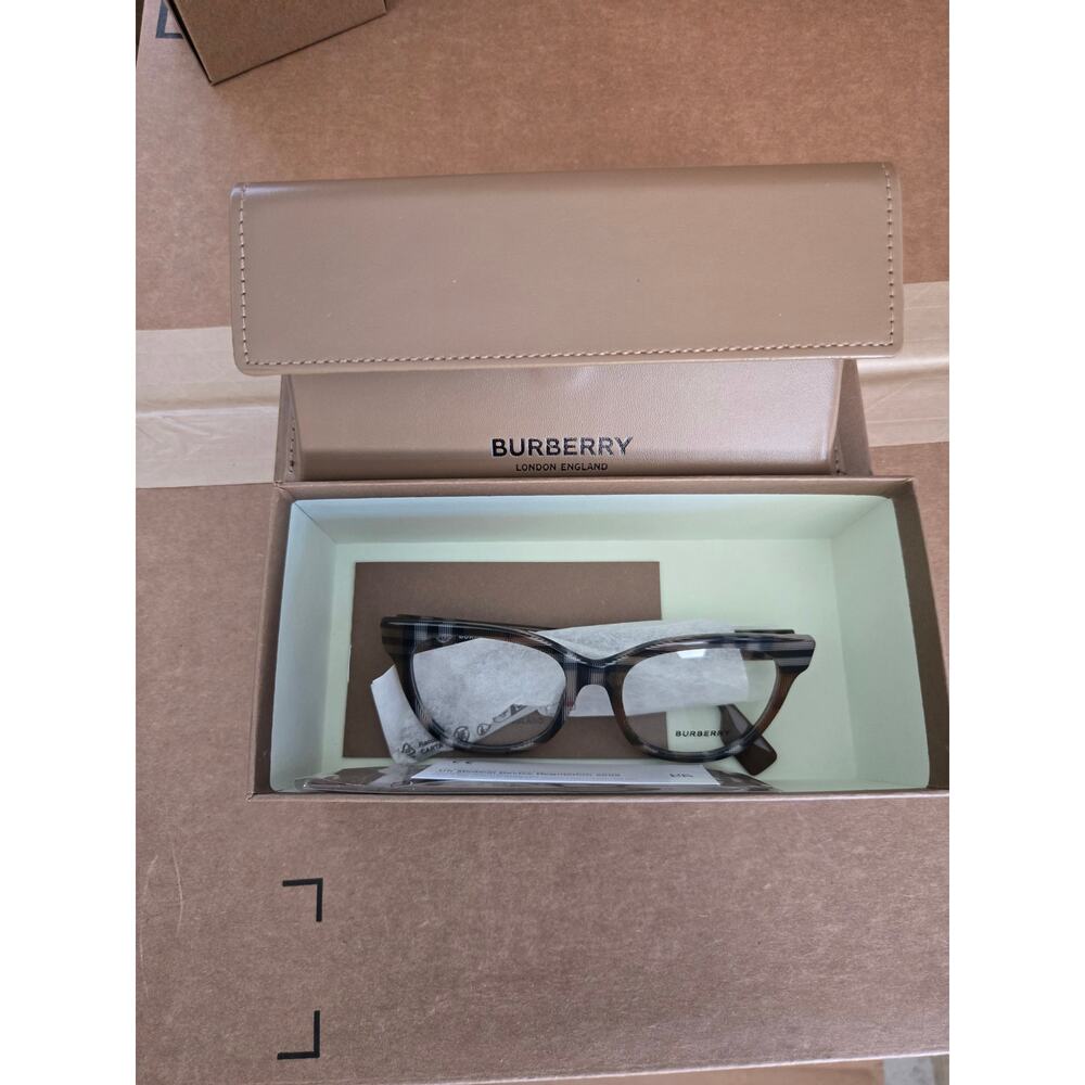 BURBERRY Eyeglasses BE 2375 3966 Evelyn Check Brown